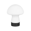 Mat bijela LED stolna lampa sa staklenim sjenilom (visina 18 cm) Dooley – Reality