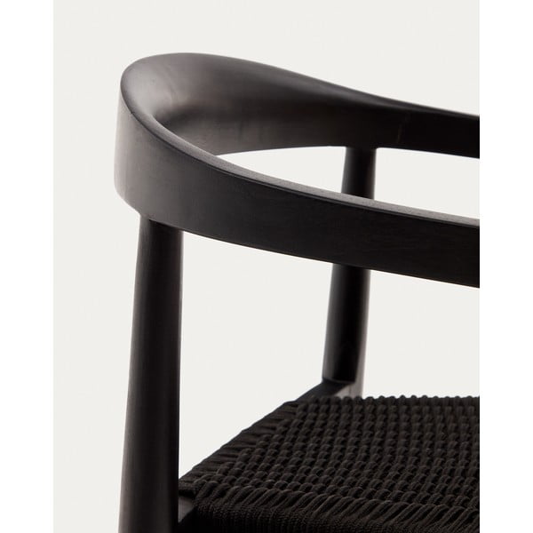 Crne blagovaonske stolice u setu 4 kom Ydalia – Kave Home-image-4