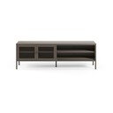 Siva metalna TV komoda 160x50x35 cm Fayna – Marckeric