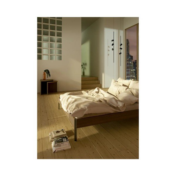 Bračni krevet od masivnog bora bez uzglavlja s podnicom 160x200 cm u prirodnoj boji Core – Karup Design-image-4