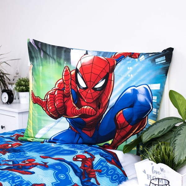 Pamučna dječja posteljina za krevet za jednu osobu 140x200 cm Spider-man – Jerry Fabrics-image-1