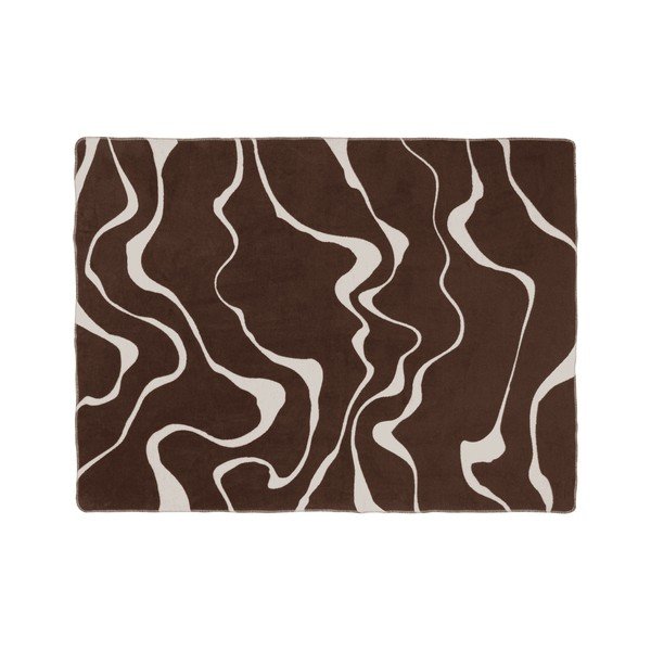 Smeđa/krem deka 150x200 cm Felu – noo.ma