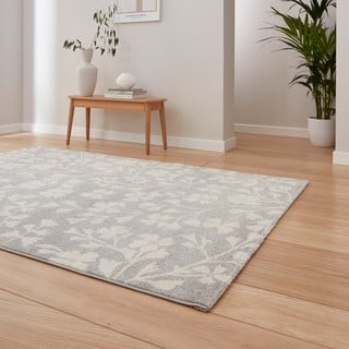 Sivi tepih 80x150 cm Grace Floral – Catherine Lansfield
