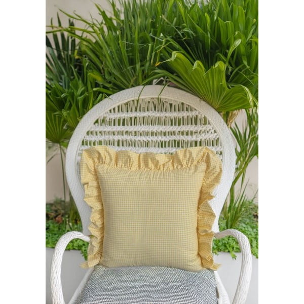Pamučna ukrasna jastučnica 45x45 cm Ruffled – Mila Home-image-1