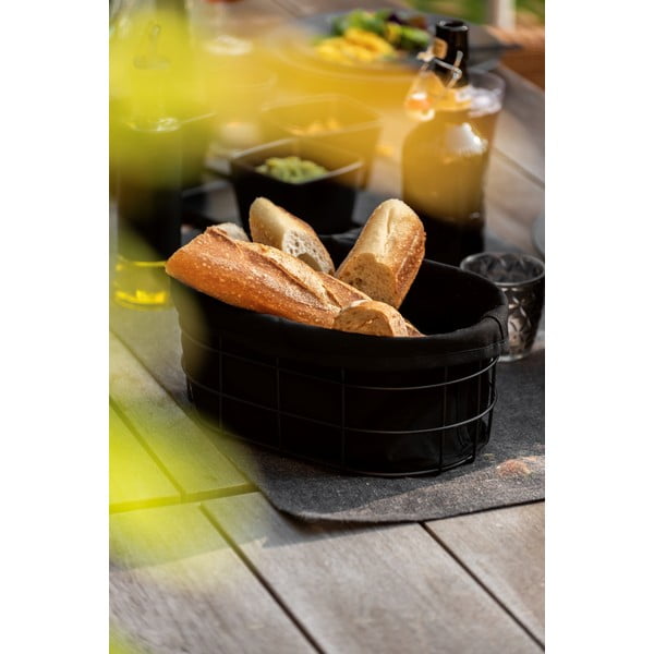 Crna košara Wenko Black Outdoor Kitchen Bela-image-1