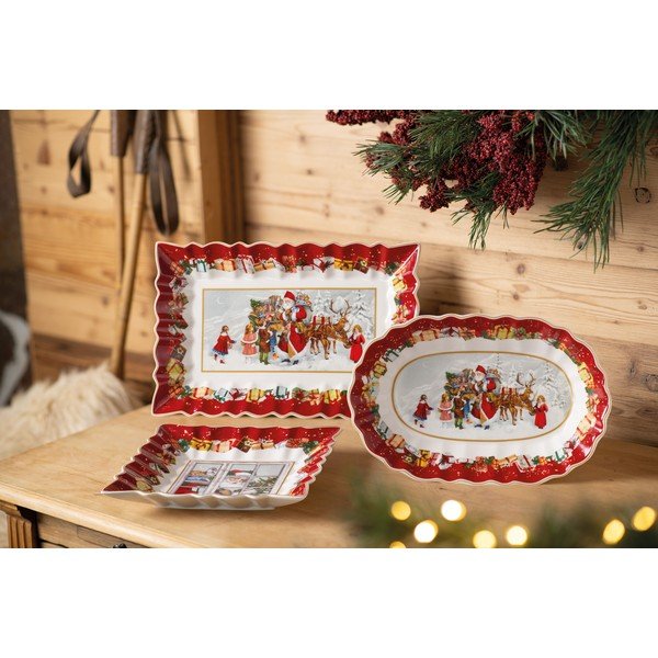 Božićni porculanski tanjur za posluživanje Villeroy & Boch, 30 x 19,8 cm-image-3