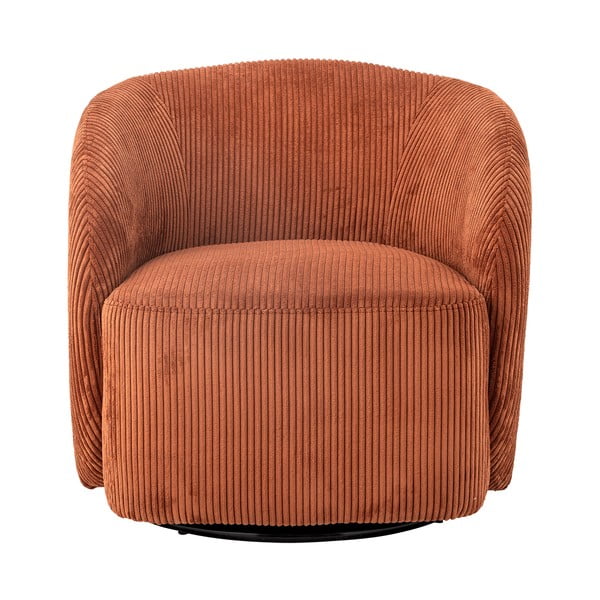 Narančasta wing fotelja od samta Pradi – Bloomingville-image-2