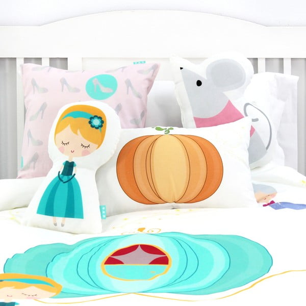 Dječje pamučne navlake za poplun i jastuk Mr. Fox Pumpkin, 140 x 200 cm-image-4