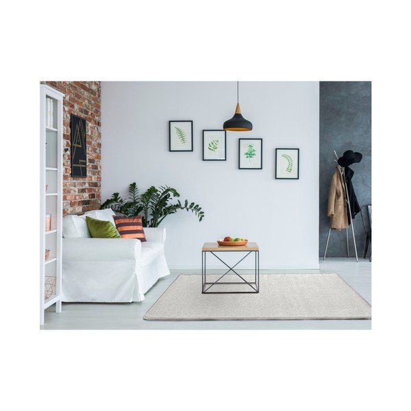 Bijeli tepih Universal Benin Liso White, 120 x 170 cm-image-1