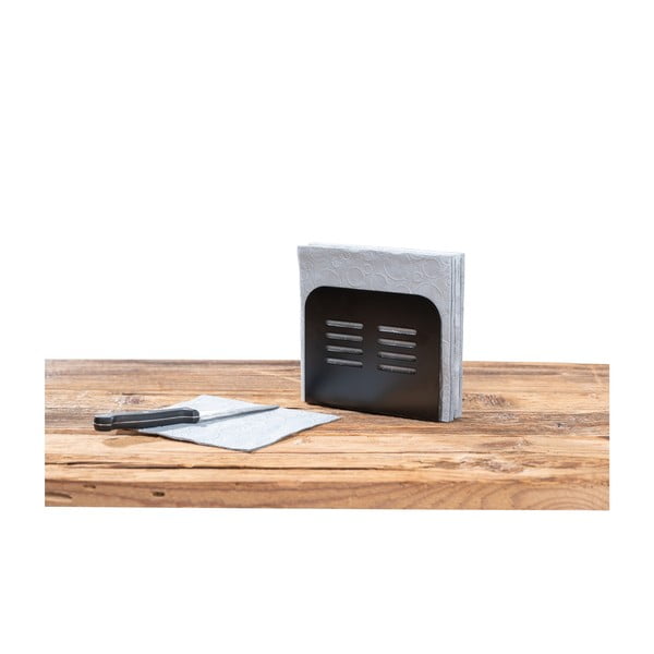 Crni držač za ubruse Wenko Black Outdoor Kitchen Baco-image-2