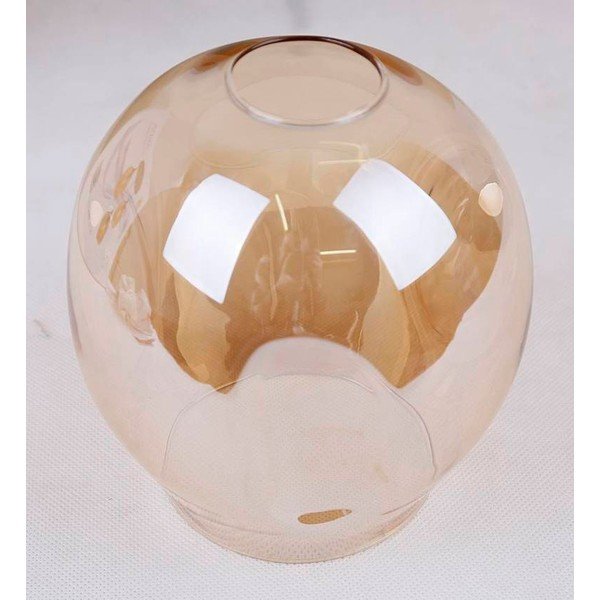 Crno viseće svjetlo sa staklenim sjenilom 14x48 cm Aspa - Candellux Lighting-image-4