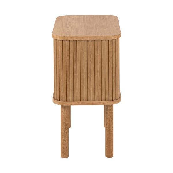 Noćni ormarić u dekoru hrasta u prirodnoj boji Langley – Actona-image-4