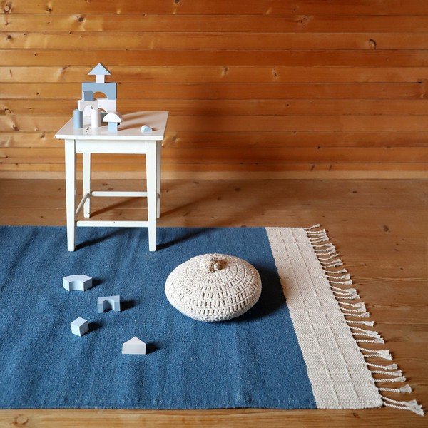 Plavi tepih 150x100 cm Lucia - Nattiot-image-2