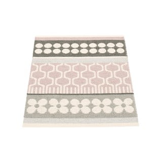 Svijetlo ružičasti/sivi unutarnji i vanjski tepih 70x90 cm Asta Pale Rose – Pappelina