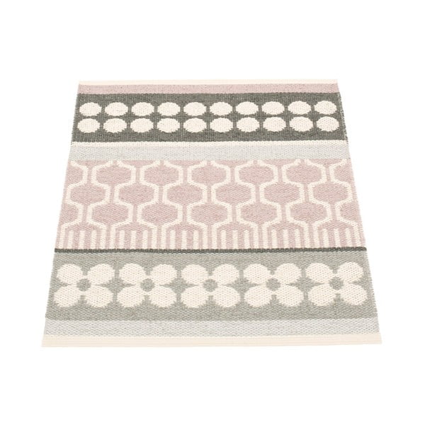 Svijetlo ružičasti/sivi unutarnji i vanjski tepih 70x90 cm Asta Pale Rose – Pappelina