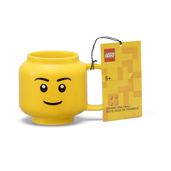 Žuta keramička dječja šalica 255 ml Head - LEGO®-image-3