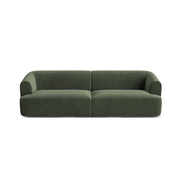 Zelena baršunasti sofa 255 cm Campi – Cosmopolitan Design-image-3