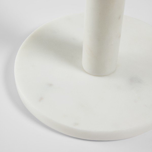 Bijeli kameni držač za kuhinjske ručnike Kave Home Claria-image-1