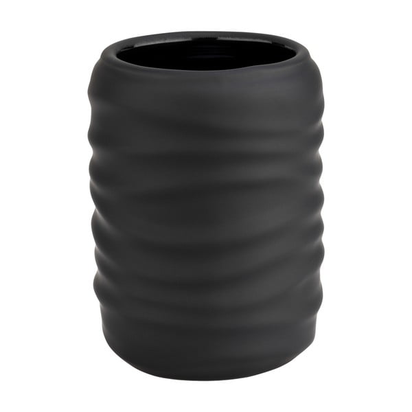 Crna keramička čaša za četkice za zube Illana – Wenko