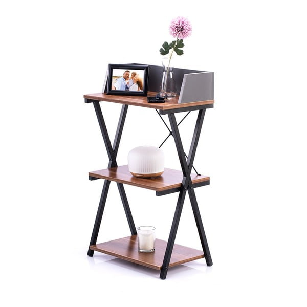 Radni stol s pločom stola u dekoru oraha 30x50 cm Hexe – Homede-image-3