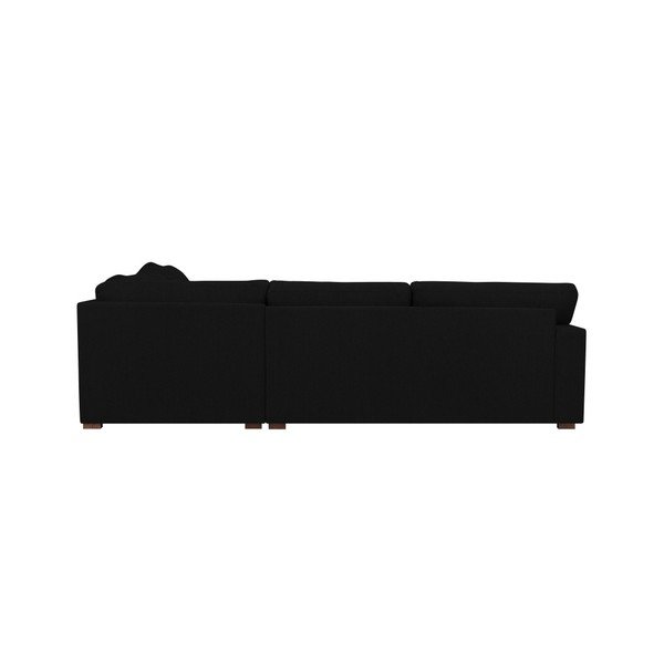 Crna kutna garnitura Windsor & Co Sofas Daphne, desni kut-image-2