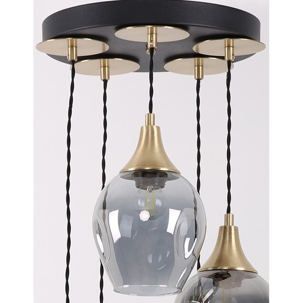 Viseća svjetiljka sa staklenim sjenilom ø 15 cm Marlo – Squid Lighting-image-3