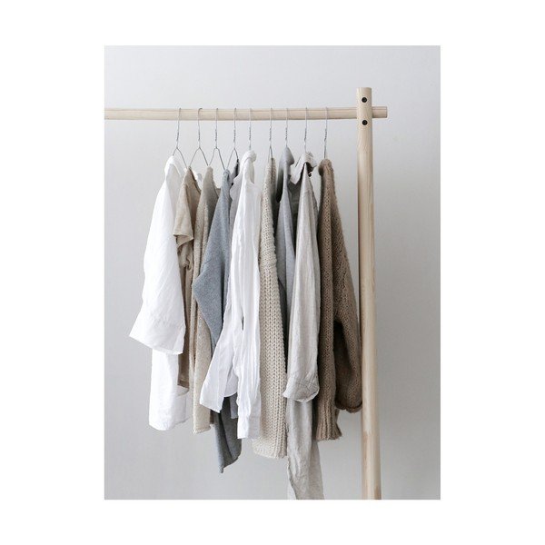 Crni stalak-vješalica od borovog drveta Karup Design Hongi Black-image-3