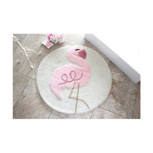 Pink Flamingo prostirka za kupanje, ⌀ 90 cm