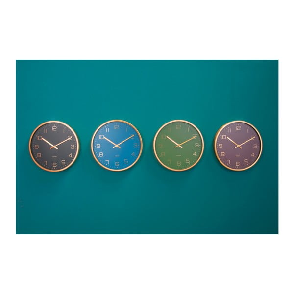 Karlsson Elegance plavi zidni sat-image-3