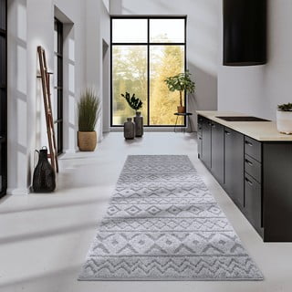 Siva staza 80x240 cm Itinerance Light Grey – Elle Decoration