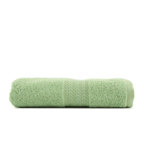 Zeleni ručnik od čistog pamuka Foutastic, 50 x 90 cm