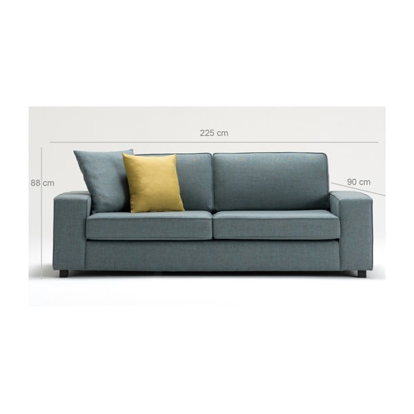 Balcab Home Doty plavi trosjed-image-1