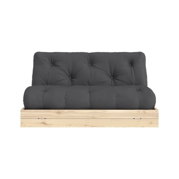Tamno siva sklopiva sofa 145 cm Flip – Karup Design