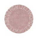 Svijetlo ružičasti periv/ručno rađen pamučan dječji tepih ø150 cm ABC Vintage Nude – Lorena Canals