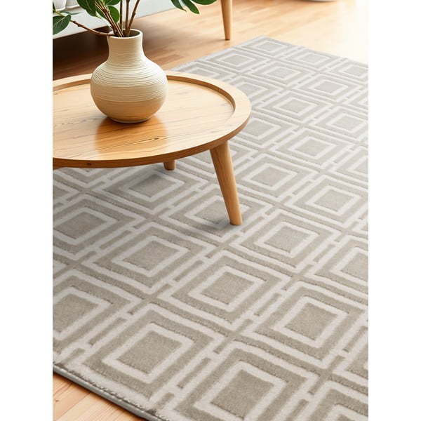 Krem tepih 120x170 cm Perles Howlite – Elle Decoration-image-3