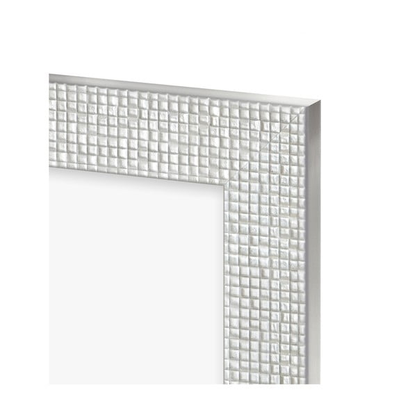 Plastičan stojeći/viseći okvir u srebrnoj boji 18x23 cm  -image-2