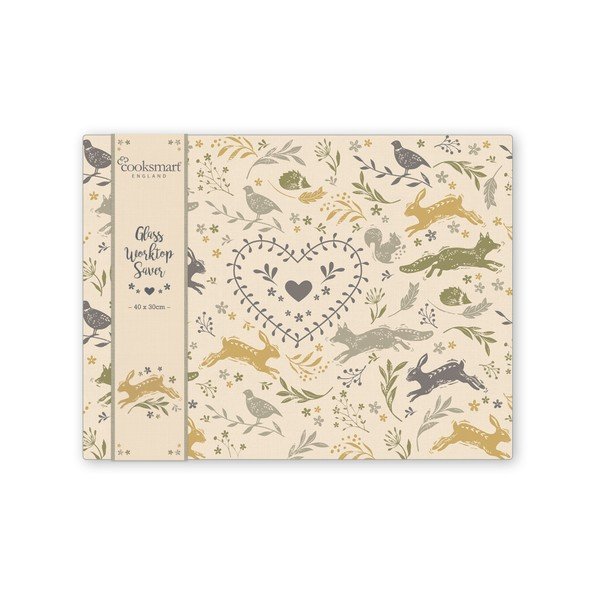 Cooksmart ® Woodland staklena daska za rezanje, 30 x 40 cm-image-1