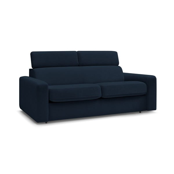 Tamno plava sklopiva sofa 195 cm Monaco – Bobochic Paris-image-1