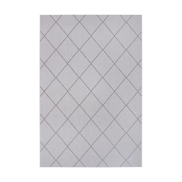 Sivi vanjski tepih Ragami London, 80 x 150 cm
