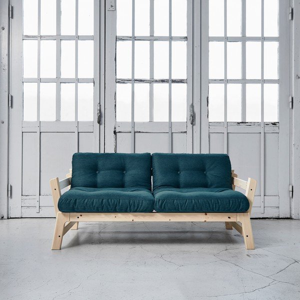 Sofa na razvlačenje Karup Step Natural / Deep Blue-image-1