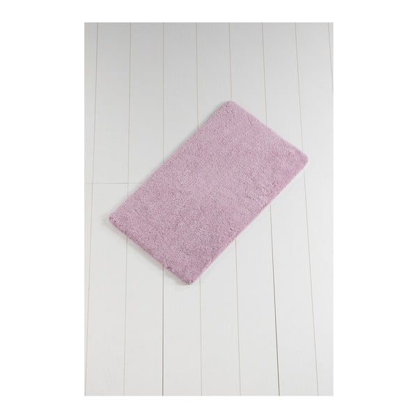 Ružičasto-ljubičasta prostirka za kupaonicu Minto Duratto, 100 x 60 cm