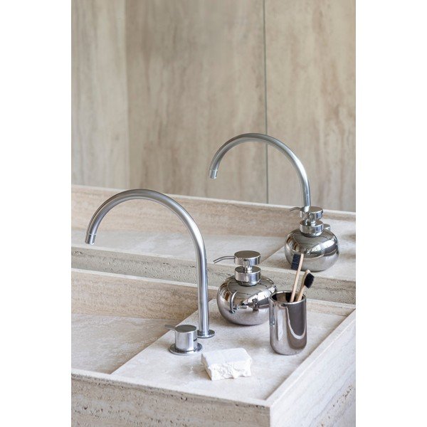 Keramički dozator sapuna u srebrnoj boji 200 ml Lotus – Mette Ditmer Denmark-image-2