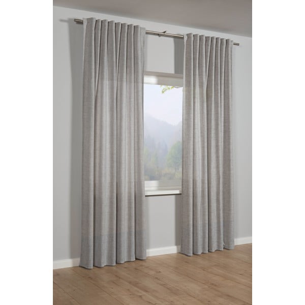 Siva zavjesa 140x245 cm – Sehlbach-image-1