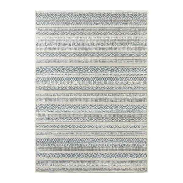 Svijetlo krem-plavi tepih pogodan za van Elle Decoration Bloom Torcy, 200 x 290 cm