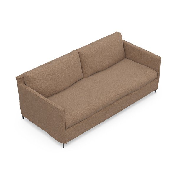 Smeđa sofa 198 cm Petito – Furninova -image-2