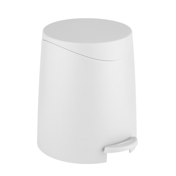 Bijela plastična kanta za smeće s pedalom 3 l Portes – Allstar