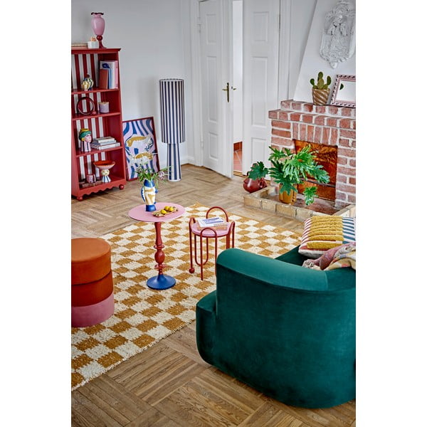 Bež/jantarni pamučan tepih 140x200 cm Chola – Bloomingville-image-1