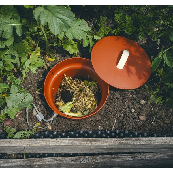 Komposter boje terakote – Plastia-image-1