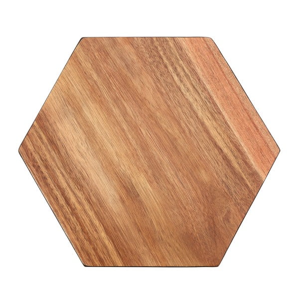 Daska za rezanje od drva akacije Premier Housewares Hexagon, 30 x 35 cm