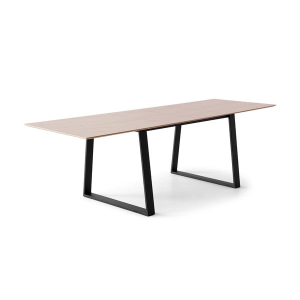 Proširiv blagovaonski stol s dodatnom pločom s pločom stola u dekoru hrasta 90x165 cm Meza – Hammel Furniture-image-1